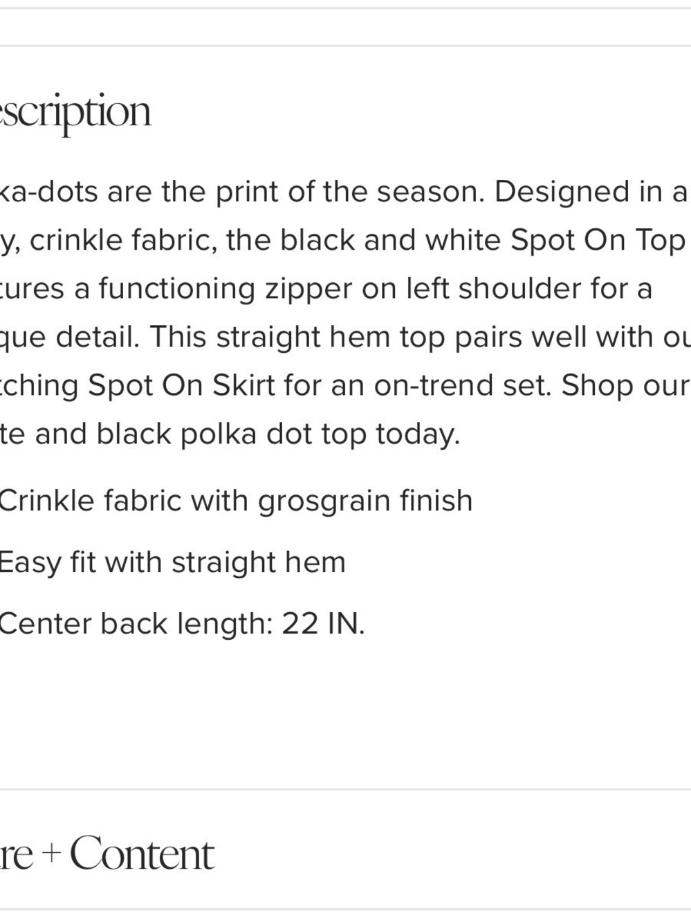 Cabi Spot On Top - Picture 6 of 6